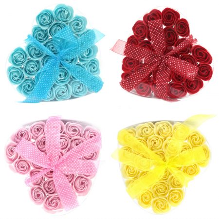 soap flowers bouquet heart