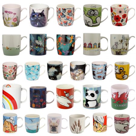 porcelain mug collection