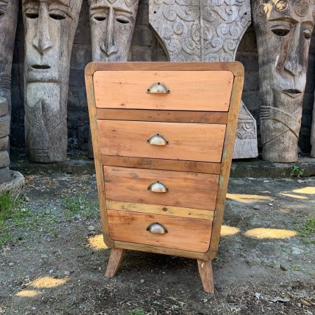4 drawer wood chest of drawers