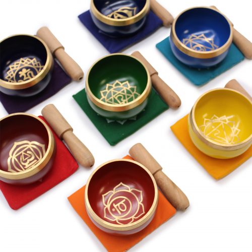 Tibetan Singing Bowls Set and Artifacts