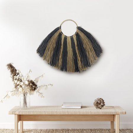 seagrass fan wall art hanging decor
