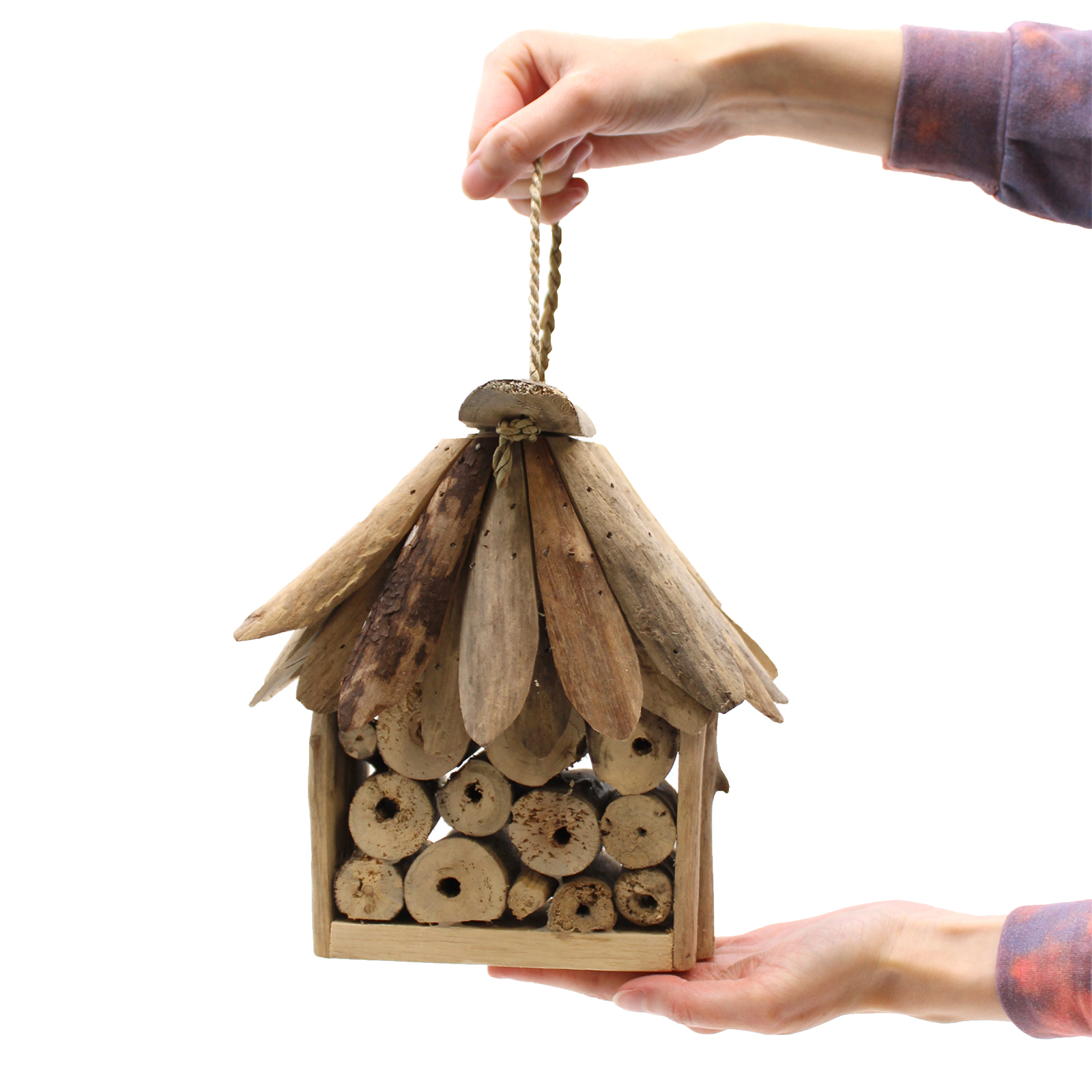 Driftwood Bee Hotel and Insect Boxes - Image 3