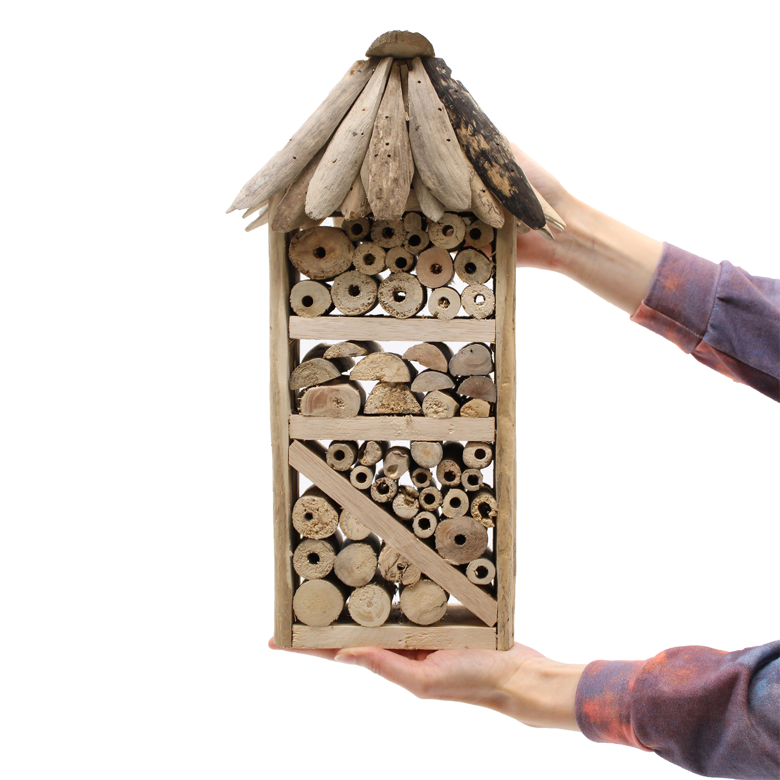 Driftwood Bee Hotel and Insect Boxes - Image 6
