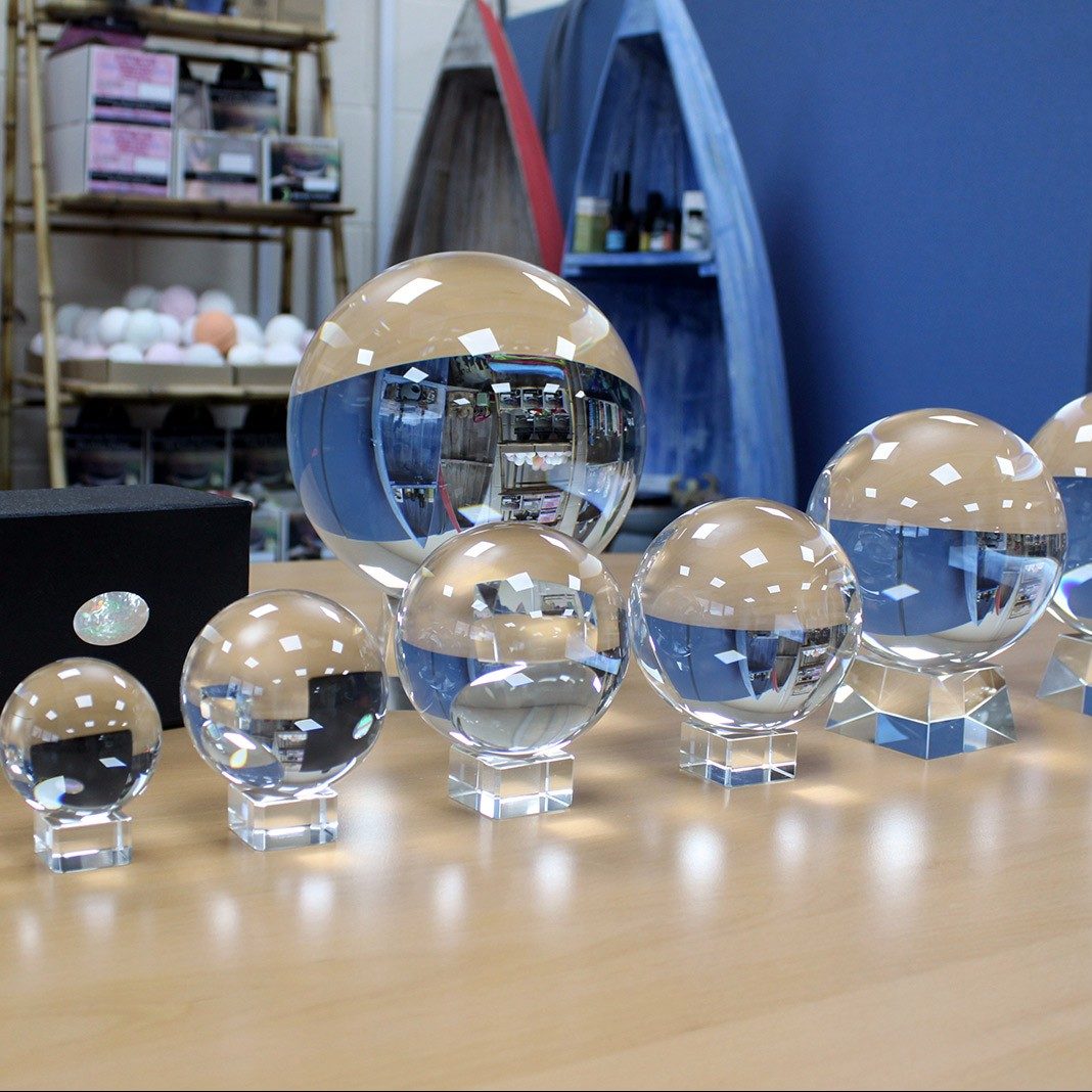 crystal ball with stand