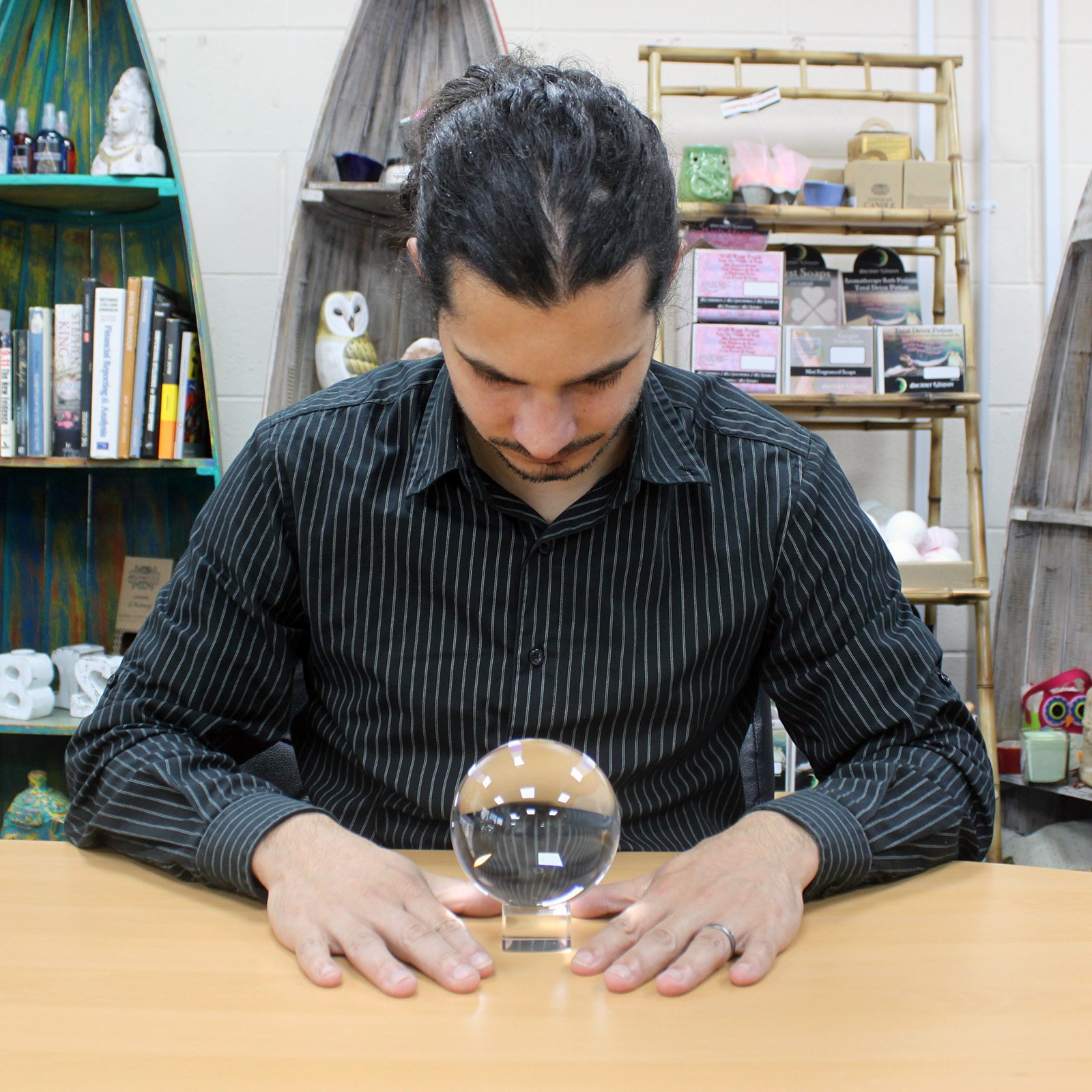 Crystal Ball on Stand - Image 3