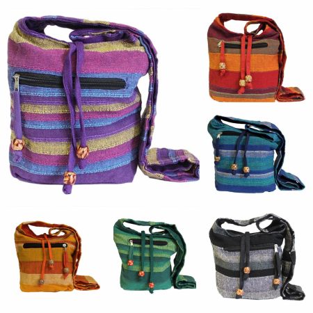 nepal cotton sling boho bag