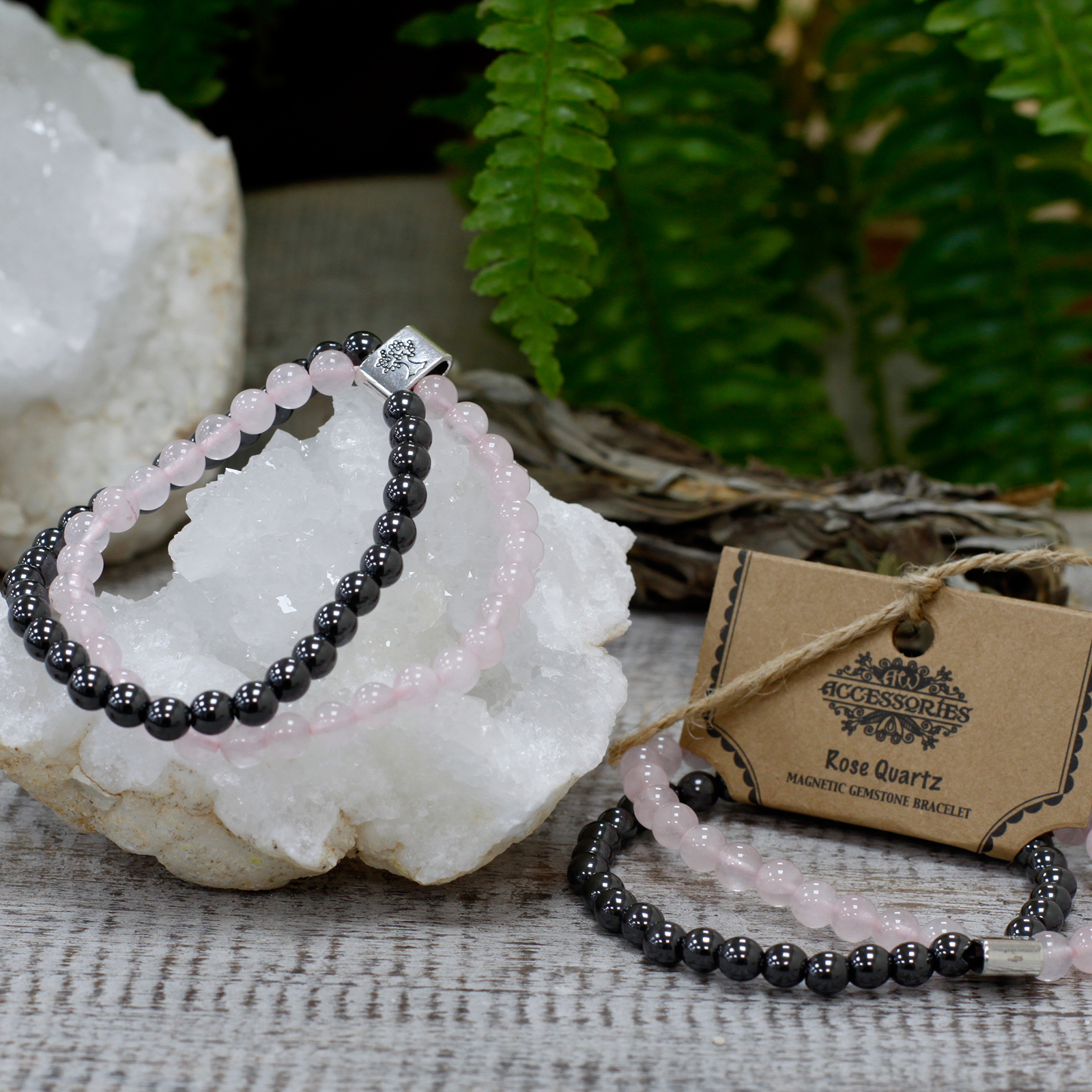 Magnetic Bracelets with Hematite Gemstones - Image 3