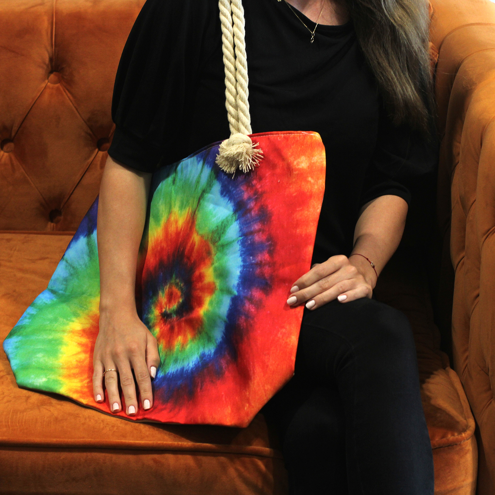 Rope Handle Bag - Mandala Psychedelic Prints - Image 3