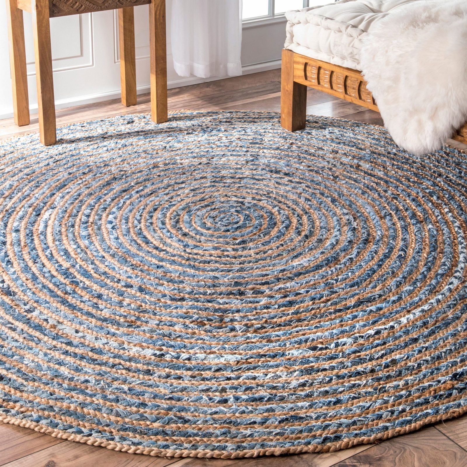 under table round mat
