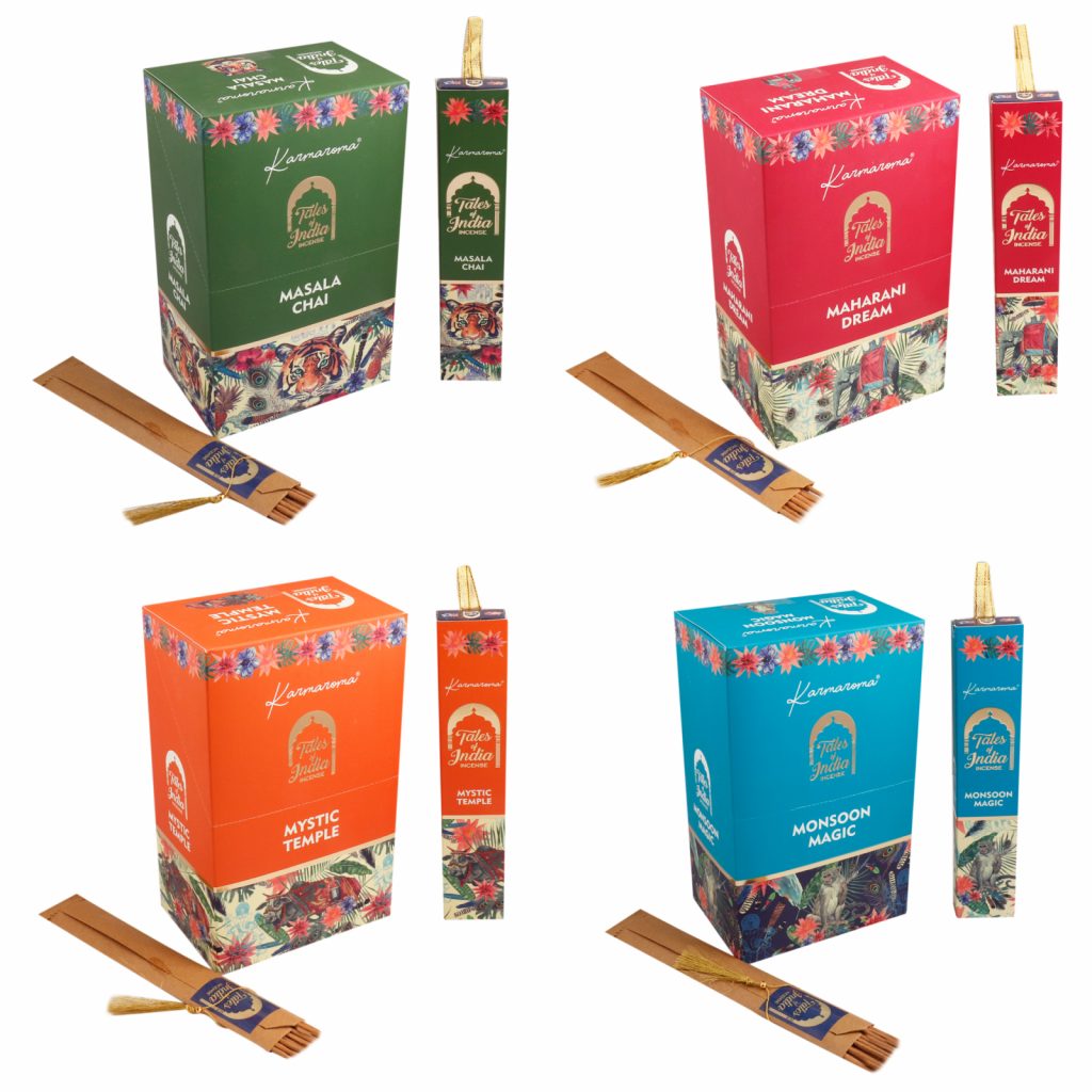 Incense Sticks Tales of India 4 x 15g boxes Hilda and June