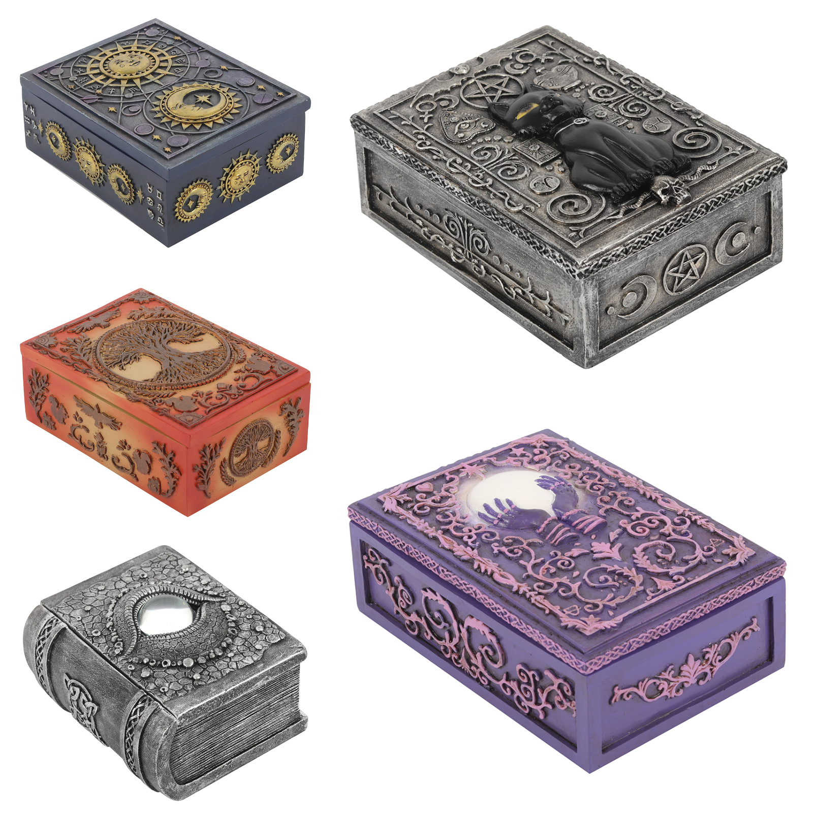 small tarot storage boxes