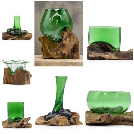 recycled green glass